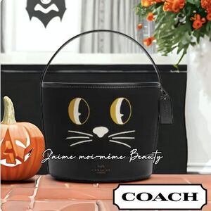 Coach Halloween Kitty Trick or Treat Bucket Bag
